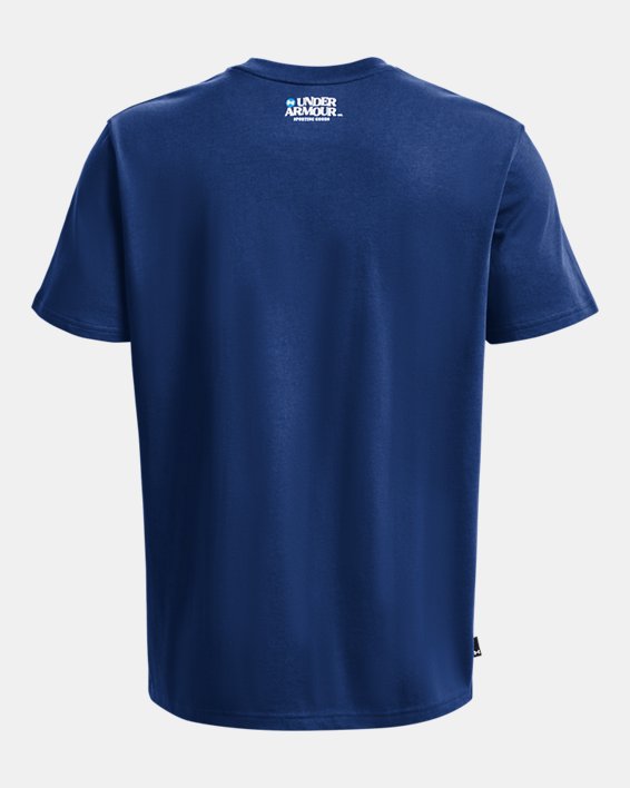 Men's UA Home Win Heavyweight Short Sleeve in Blue image number 5